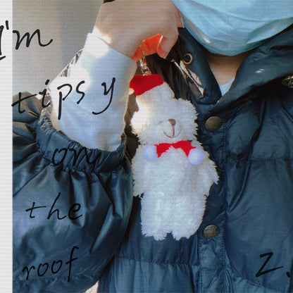 Plush Teddy Bear Keychain