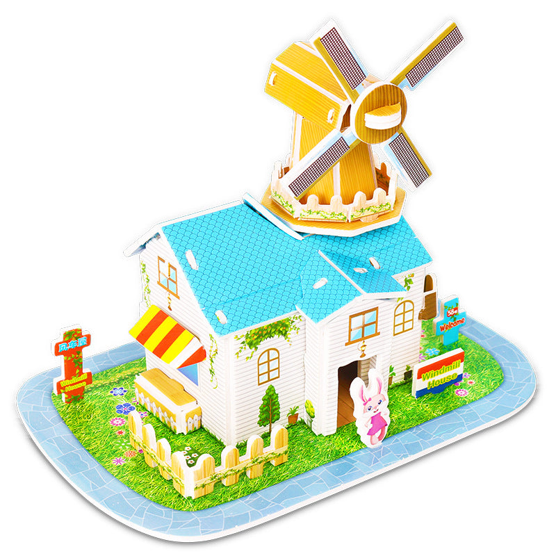 Three-dimensional Paper Puzzle Educational Toys for Kindergarten