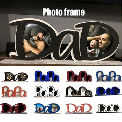 Father's Day Dad Letters Acrylic Frame Ornaments