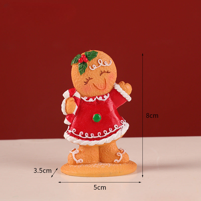 Christmas Gingerbread Resin Ornaments