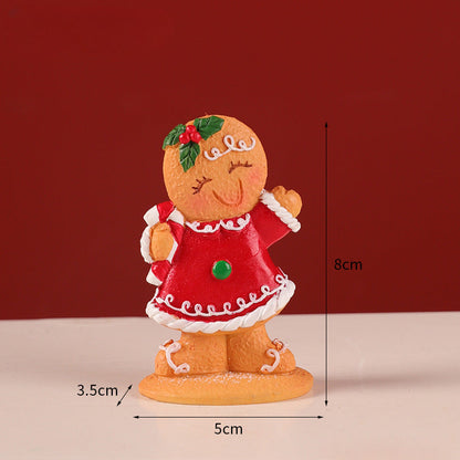 Christmas Gingerbread Resin Ornaments