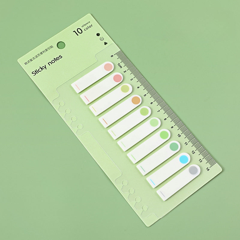 Paper Classification Index Sticker Color PET Fluorescent Sticky