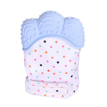 Silicone baby gloves teething supplies