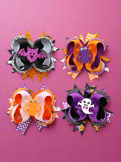 Cute Critter Halloween Hair Bows