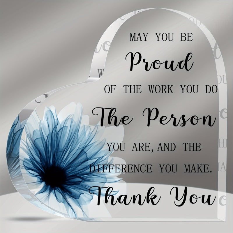 Transparent and Caring Acrylic Ornaments for Mother's