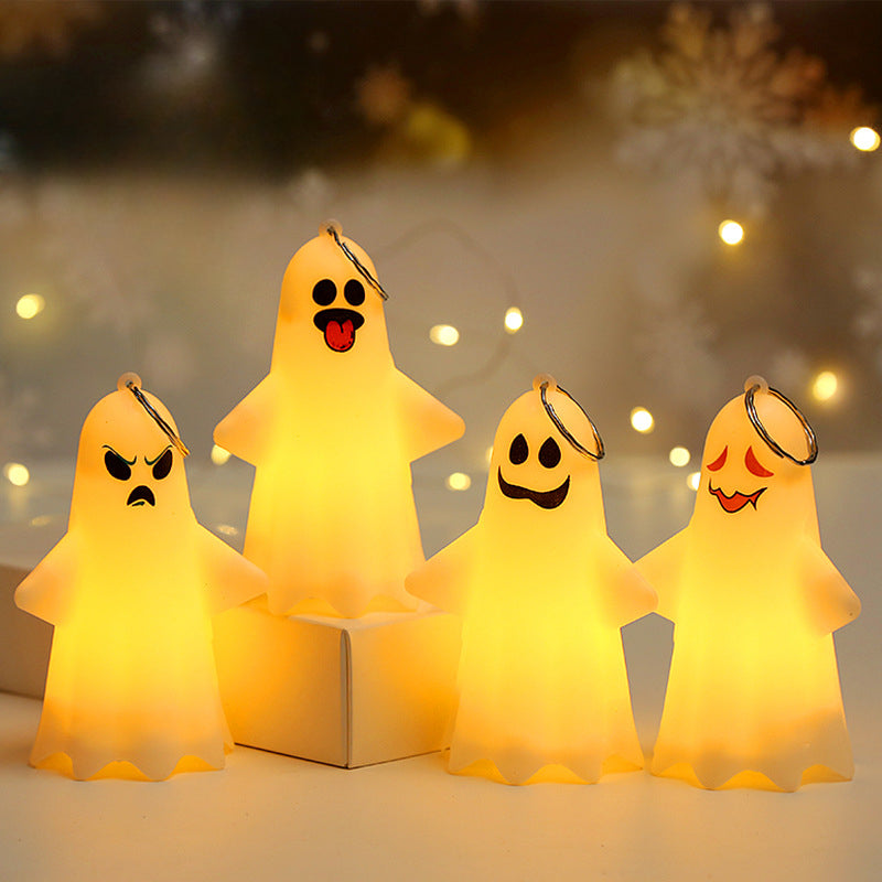 Halloween LED Ghost Decoration Plastic Ornaments