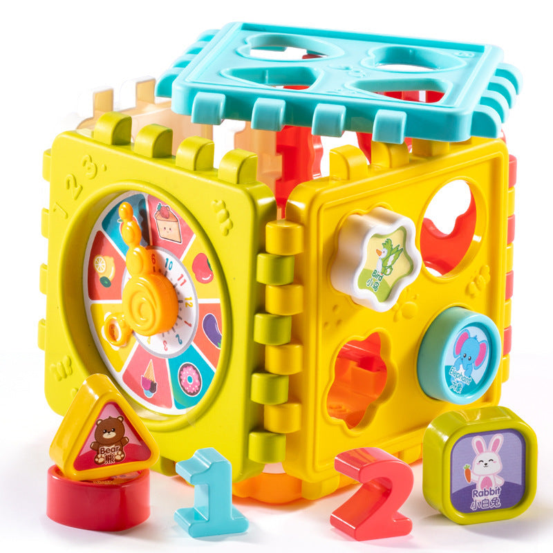 Educational Shape Matching Cube Toy for Kids