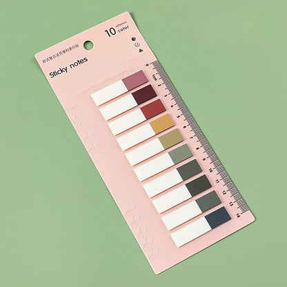 Paper Classification Index Sticker Color PET Fluorescent Sticky