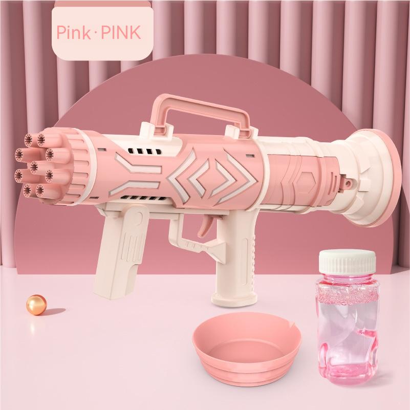 Automatic Light-Emitting Bubble Guns