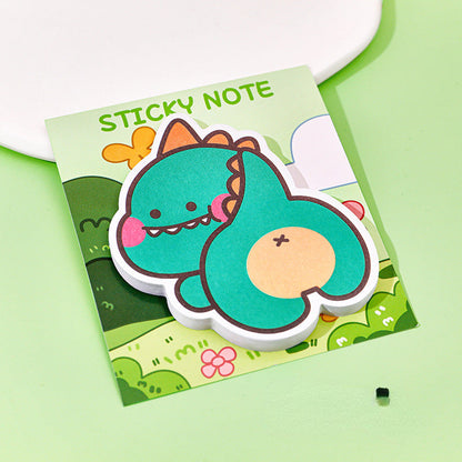 Paper Cartoon Dinosaur Shaped Convenience Stickers
