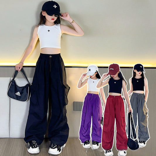 Wholesale Cotton Summer Thin Girls Overalls