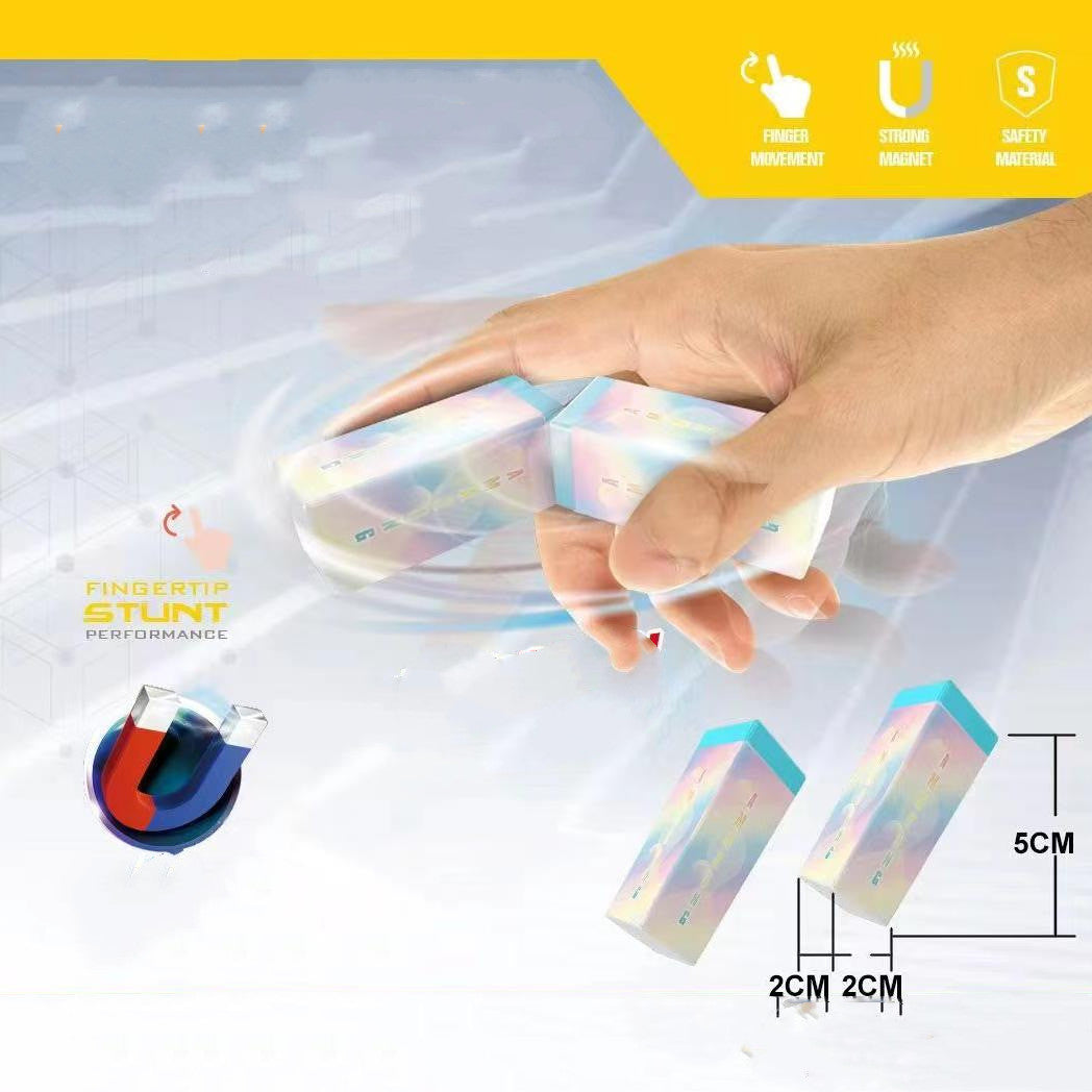 Magnetic Rods and Spinner Cube Educational Toy for Kids