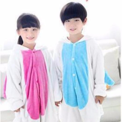 Kids White Unicorn Onesie Costume / Pajamas
