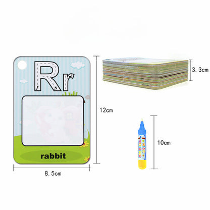 Children's Water Painting Board Card 26 English Letter