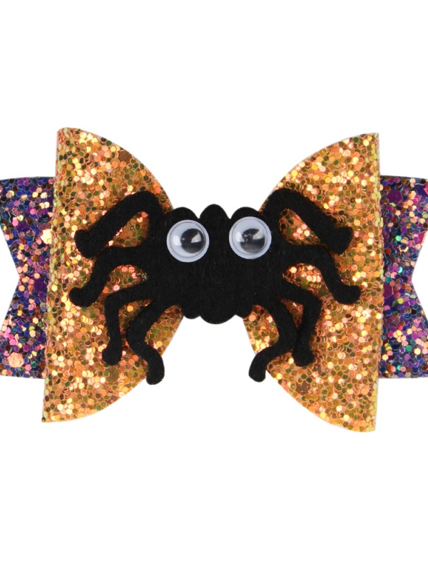 Spooky Sparkle Sequin Halloween Hair Clips