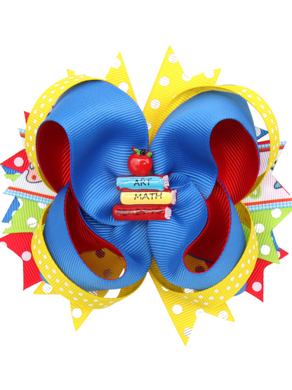 School Cutie Festive Bows Clips