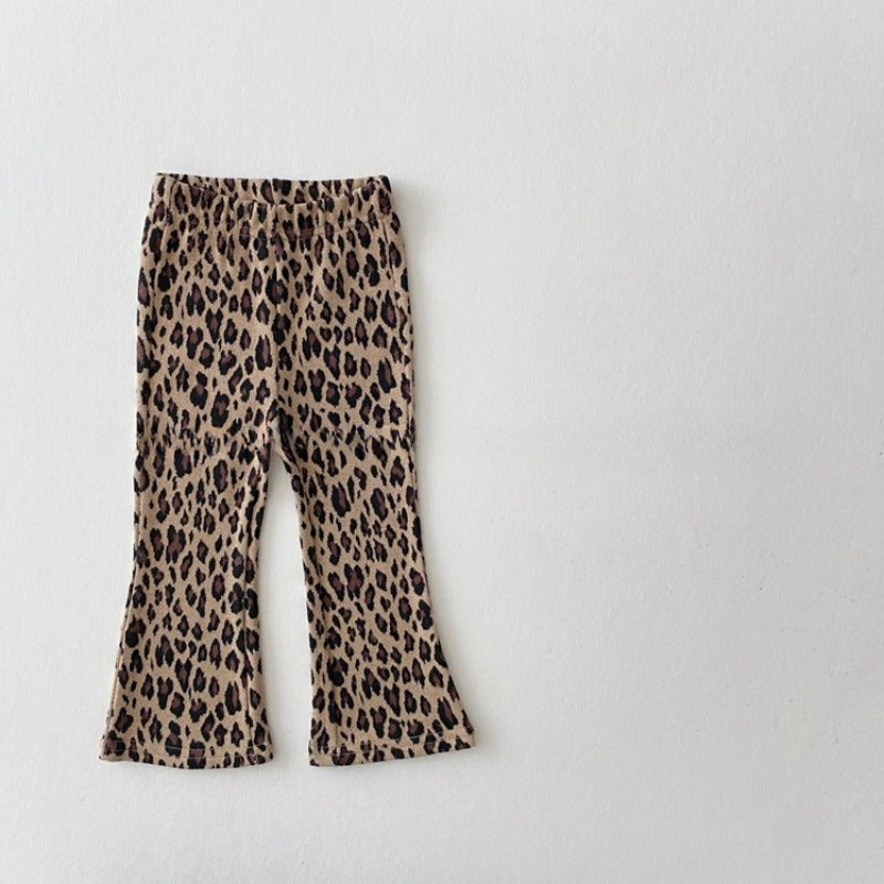 Wholesale Cotton Girls Plaid Bell Pants