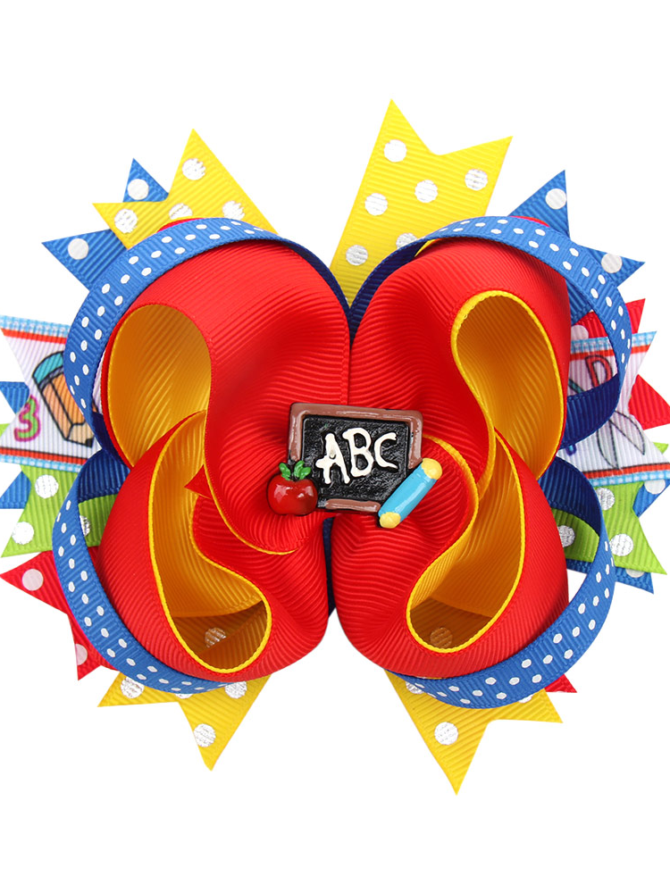 School Cutie Festive Bows Clips