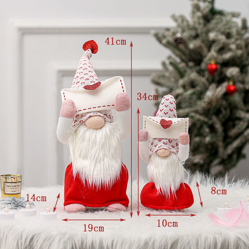 Valentine's Day Love Fabric Figurine Ornaments