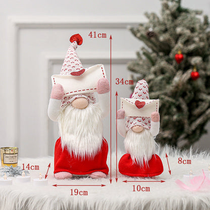 Valentine's Day Love Fabric Figurine Ornaments