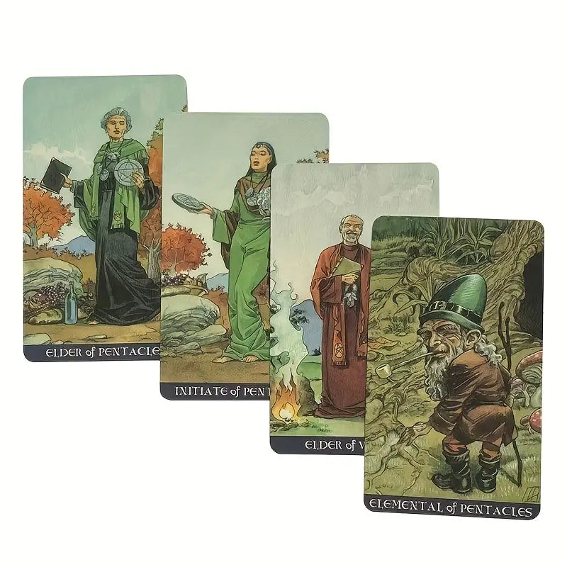 Pagan Tarot Cards Set With 78 Cards