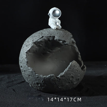 Resin Galaxy Astronaut Creative Home Desktop