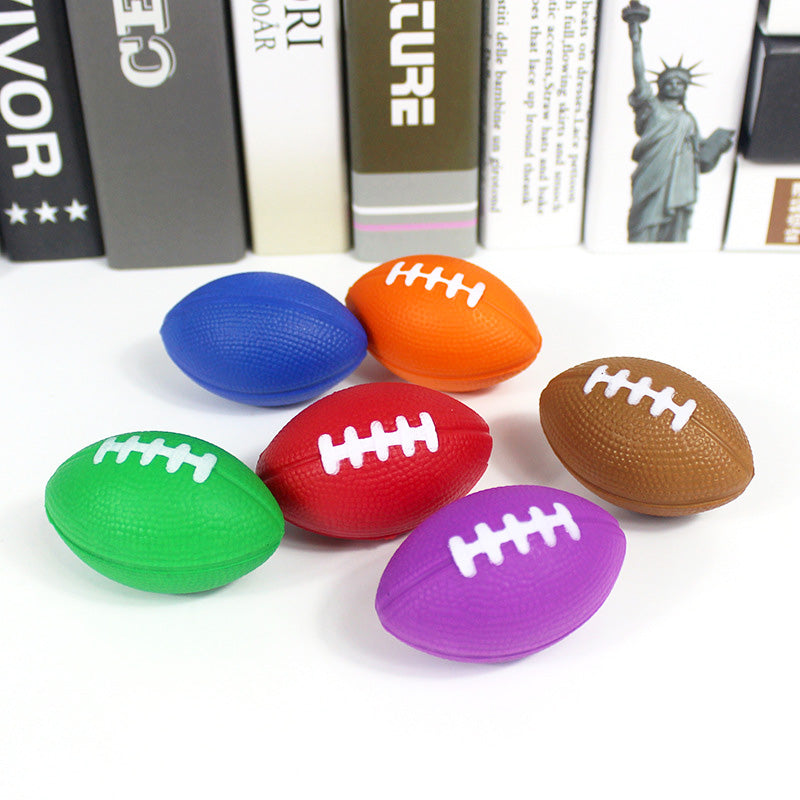 Small Mini PU Football Stress Relief Toys 12pcs