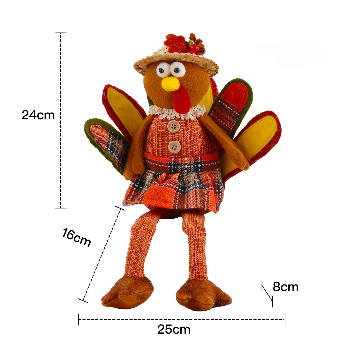 Thanksgiving Decorative Turkey Ornaments