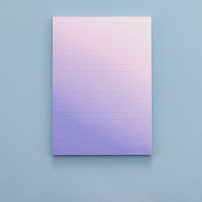 Purple Gradient Peelable Non-Adhesive Paper Memo Pad