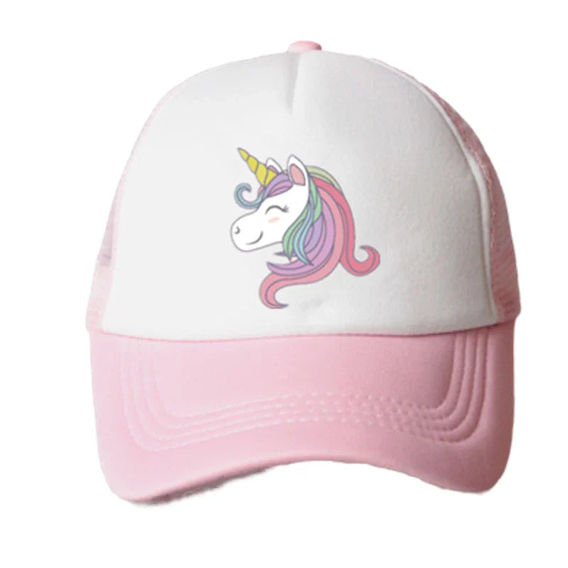 Girls Unicorn Head Hat