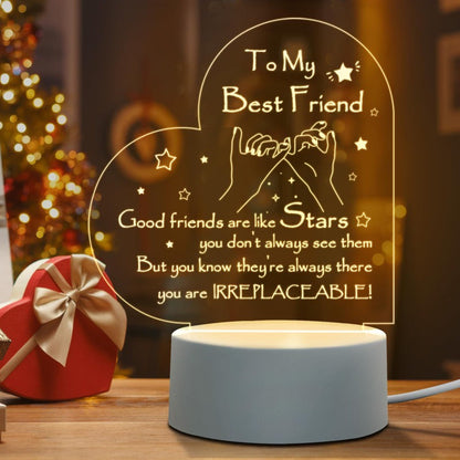Mother's Day Rechargeable Transparent Acrylic Gift Ornaments