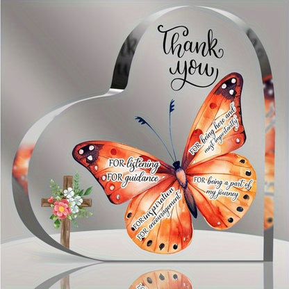 Transparent and Caring Acrylic Ornaments for Mother's
