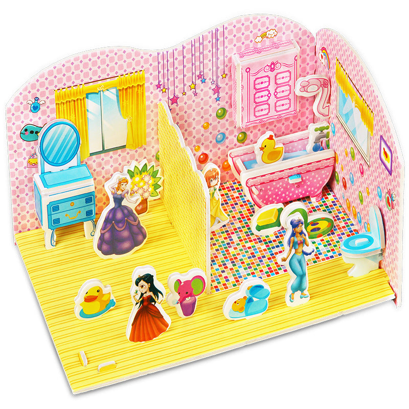 Three-dimensional Paper Puzzle Educational Toys for Kindergarten