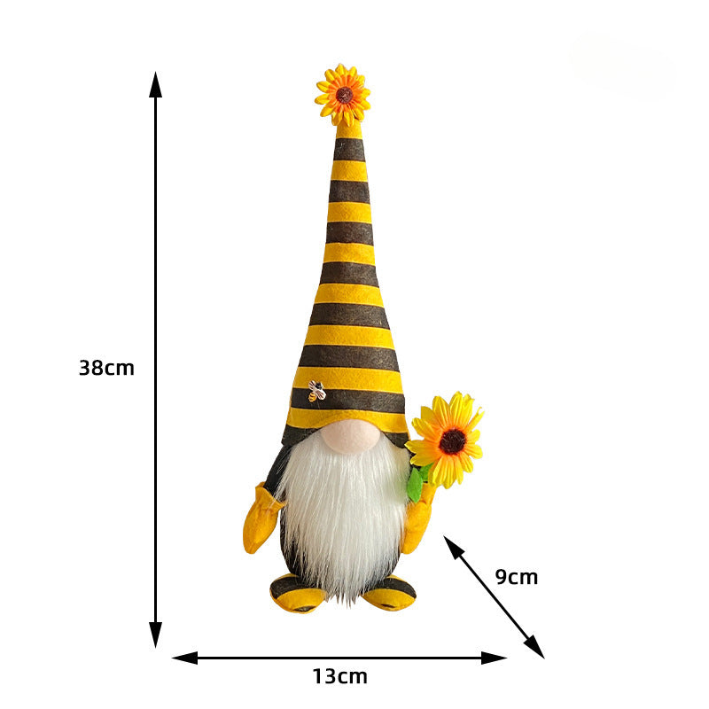 Bee Festival Long Hats, Fabric Figurine Ornaments
