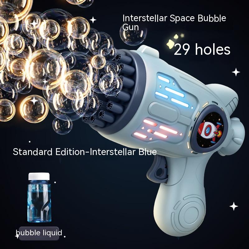Automatic Light-Emitting Bubble Guns