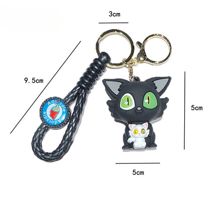 Cartoon Anime PVC Soft Keychain Creative Keychain