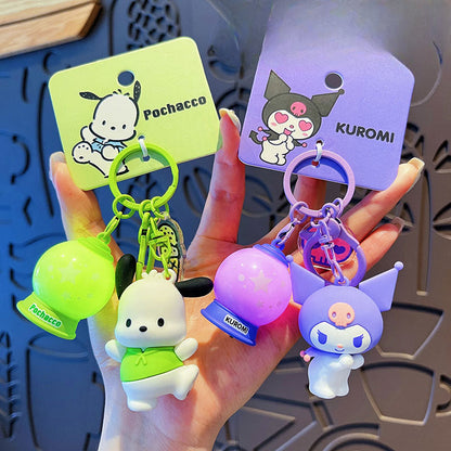Cartoon Ku Ku PVC Soft Keychain Creative Keychain