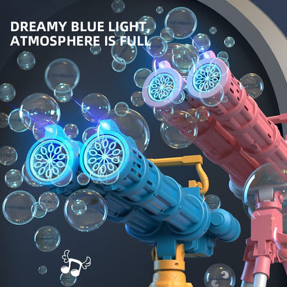 Super Big Double-Tube Bubble Gun Machine