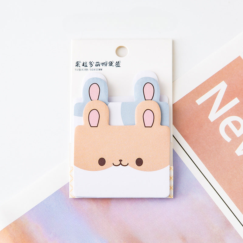 Paper Cartoon Animal Sticky Notes