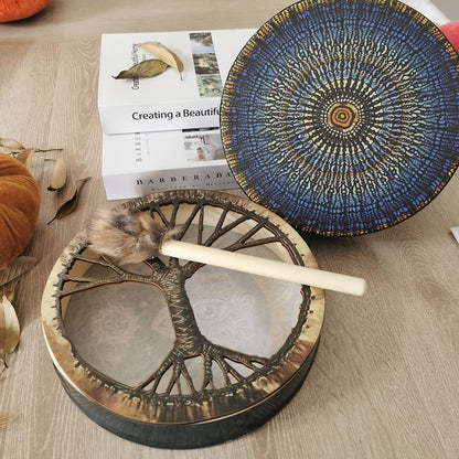 Beautiful Wooden Shaman Drum