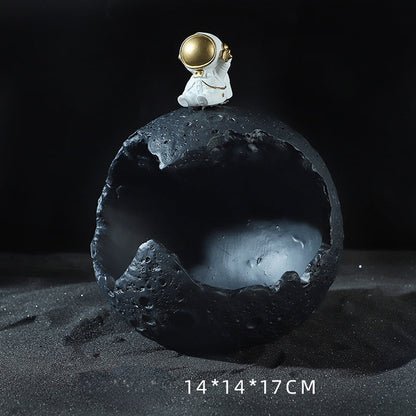 Resin Galaxy Astronaut Creative Home Desktop