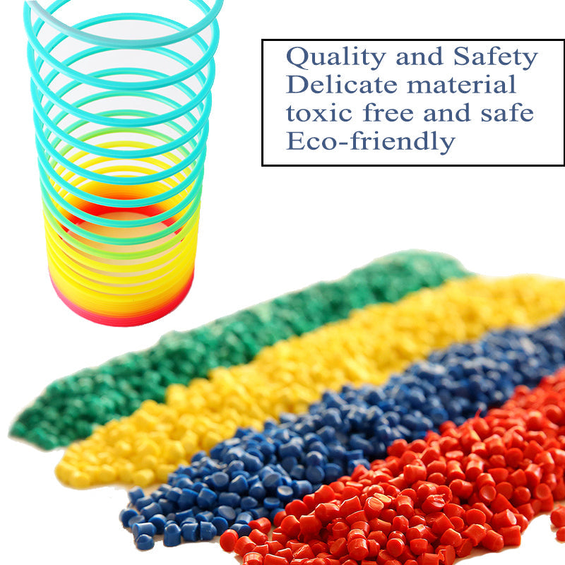 Colorful Folding Rainbow Spring Coil Toy
