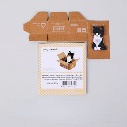 Paper Carton Cute Carton Cat Note Book Note