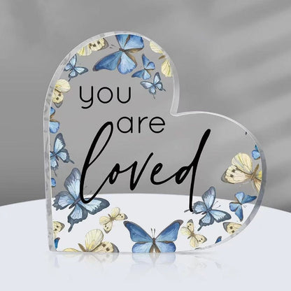 Transparent and Caring Acrylic Ornaments for Mother's