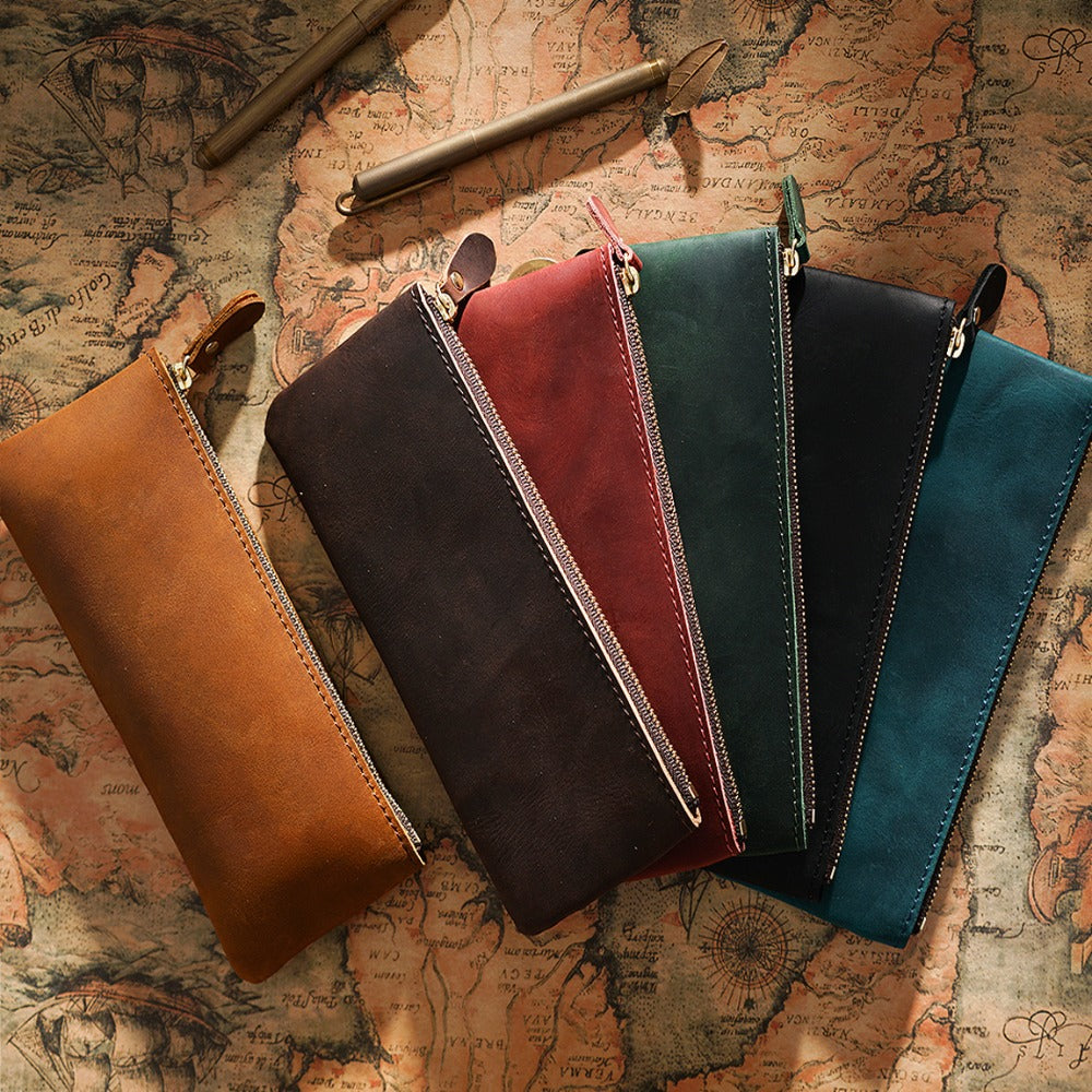 Retro Creative Zipper Pencil Case