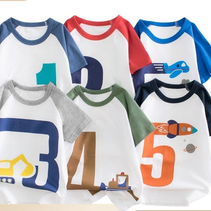 Wholesale Boys Short Sleeve T-Shirt Baby Clothes