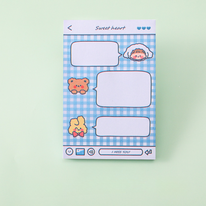 Paper Cartoon Bear Sticky Note