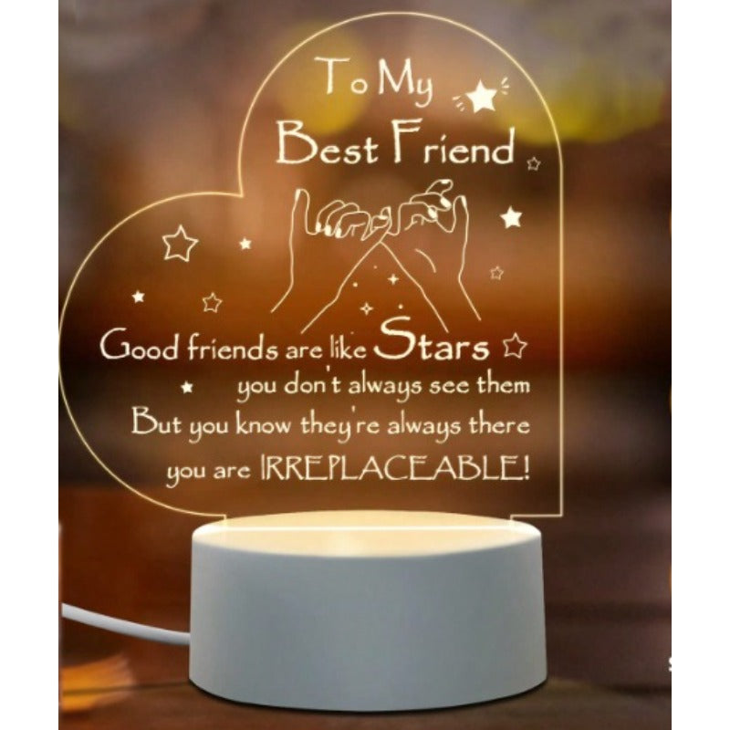 Mother's Day Rechargeable Transparent Acrylic Gift Ornaments