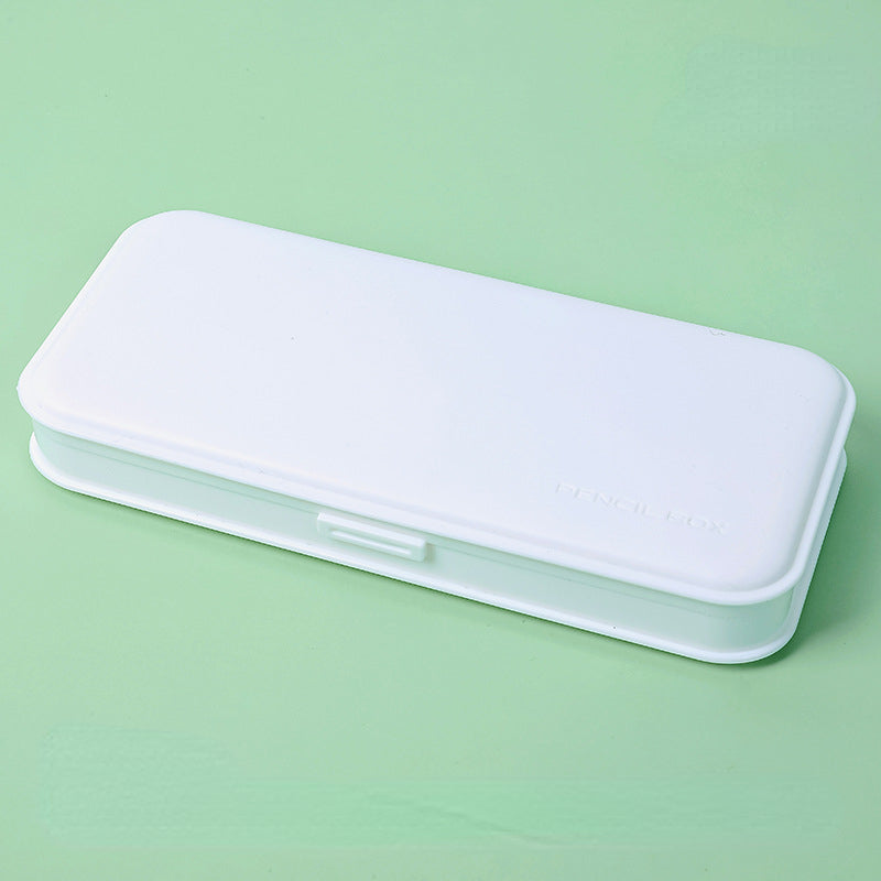 PP Macaron Pencil Box Learning Stationery Storage Matte Pencil Box