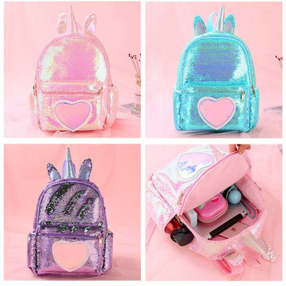 Unicorn Sequin Backpack